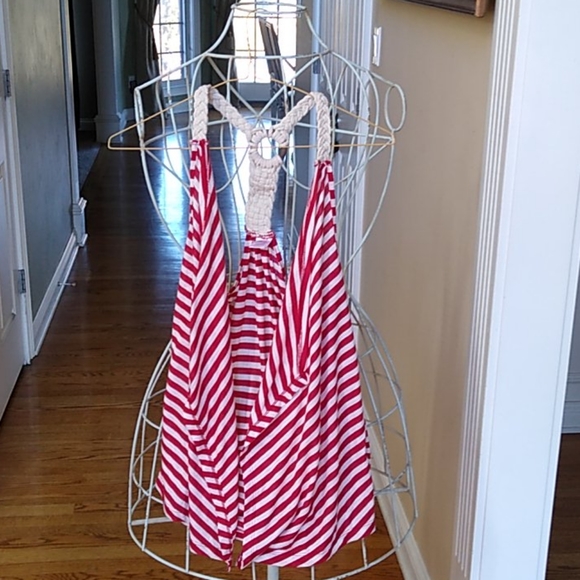 Tops - Striped Swing Vest